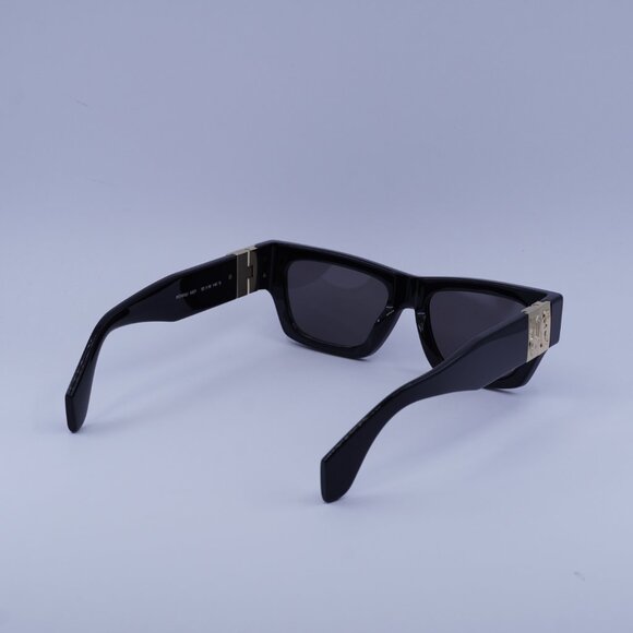 Palm Angels PERI10J MAGNOLIA 1007 Sunglasses Black Square Frame, Grey Lenses - Picture 3 of 10